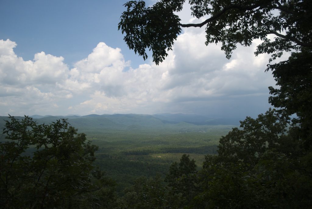 view from Tamassee Knob